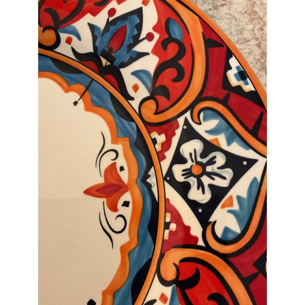 Pier 1 Imports Karina Tile Handcrafted Earthenware Moroccan Design‎ 11